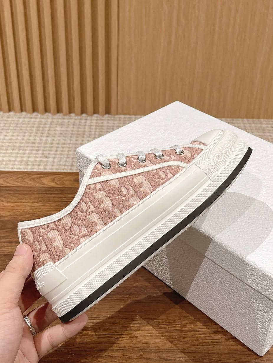 Dior Embroidered White Sneakers-7